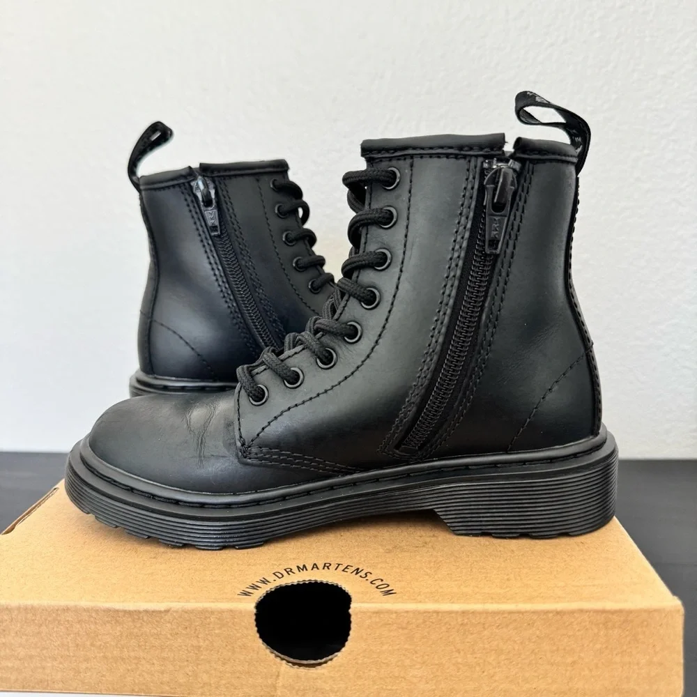 Dr Martens 1460 JUNIOR Faux Fur Lined Boots Size 13